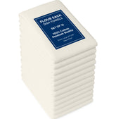 Royale Linens flour sack towel close-up demonstrates high absorbency for quick spills.