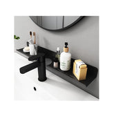 ROYALITA 17-inch acrylic over-faucet shelf for organized bathroom counters