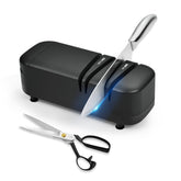 RRTECHFORU knife sharpener front view shows compact design and quick edge restoration