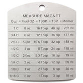 RSVP Endurance magnet front view in stainless steel, compact kitchen essential for quick conversions.