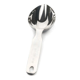 RSVP Endurance oval measuring scoop with 1/4 cup capacity for precise portions.