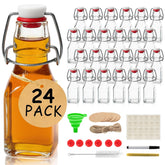 Ruckae square swing-top bottle cap close-up showing airtight seal for freshness