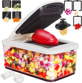 RüK Vegetable Chopper base container for easy meal prep and cleanup