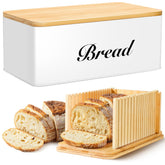 RYTOXILO bread slicer set on counter with farmhouse style for everyday baking.