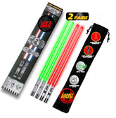 Saber Chops light-up green chopsticks illuminate sushi nights with vivid LEDs.