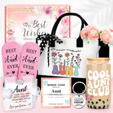 Saineron Aunt Gift Set tote bag for everyday use and thoughtful gifting.
