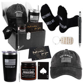 SAIWEILAI ONLINE veterans gift set tumbler keeps beverages hot on the go.