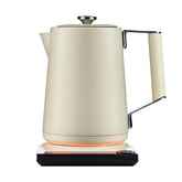 SAKI Luna front view in pearl white for modern kitchens and precise brewing