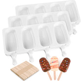 Sakolla popsicle mold in oval classic shape for easy release and uniform treats.