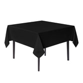 Sancua black square tablecloth 70x70 for indoor and outdoor dining