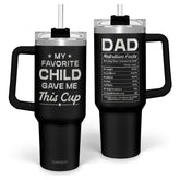 SANDJEST 40oz tumbler with lid for travel and all-day hydration.