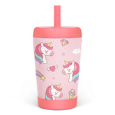 SandJest Dreamy Unicorn tumbler with double-wall insulation keeps drinks cool during play
