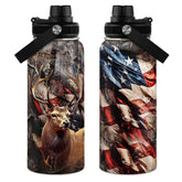 SANDJEST Hunting Bottle 32oz with leakproof lid prevents spills during outdoor use