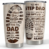 SANDJEST Stepdad tumbler 20oz keeps drinks hot or cold for daily use