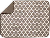 S&T INC. Dish Drying Mat XL absorbs water to protect countertops.