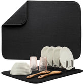 S&T INC Dish Drying Mat XL 18x24 absorbs water quickly on counters