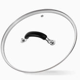 SANEMBER 12-inch tempered glass lid offers a clear view for Lodge 12-inch skillet.