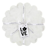 Santa Barbara Design Studio marble charcuterie board with a round scalloped edge for elegant entertaining.