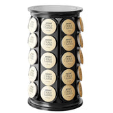 SAVORI coffee pod carousel displaying 40 K-Cups for quick flavor selection.