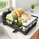 SayZH dish drying rack, main view, space-saving design.