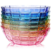SCANDINOVIA 13oz unbreakable bowls set of 6, sturdy for family meals.