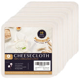 S.CENG precut cheesecloth 15x15 pack for precise straining and cheese making.