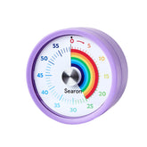 Searon kitchen timer dial setting supports quick, precise time planning.