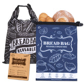 Seaury Kareen 2-pack bread bag keeps loaves fresh and soft