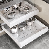 Seinloes 2-pack pull-out organizer with 22-inch depth for easy back-item access