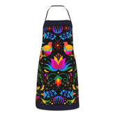Senheol Day of the Dead apron with a front pocket for easy tool access.