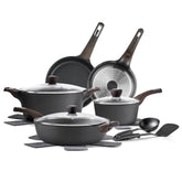 SENSARTE nonstick frying pans for easy food release with less oil.