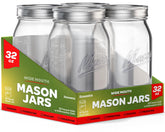 SEWANTA wide-mouth 32 oz jar for easy filling and canning