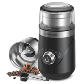 SHARDOR adjustable coffee grinder front view showing precise control for fresh grounds