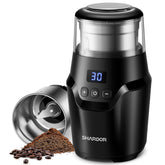 SHARDOR adjustable coffee grinder with silent operation for quiet mornings