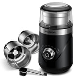 SHARDOR electric grinder with silent operation for early morning coffee