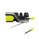 SHARPAL 101N-G knife sharpener close-up showing carbide edge setting
