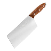 SHI BA ZI ZUO meat cleaver blade close-up highlighting a sharp edge for precise cuts