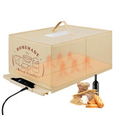 SHINEBBYS bread proofing box front view with precise temperature control for dough fermentation.