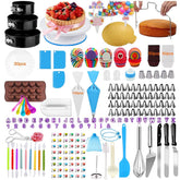 SHPEBS cake turntable with non-slip base for stable decorating