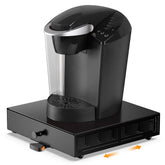 SICHEER K Cup organizer sliding tray in action for easy pod access