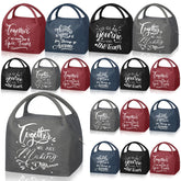 SilTriangle 12-pcs lunch bag set in neutral tones for office meals.