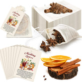 SilTriangle mulling spice bags kit: cotton mesh bags ready for bulk spice storage and DIY blends.