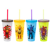 Silver Buffalo FNAF tumbler Freddy Fazbear color-change for on-the-go hydration