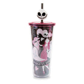 Silver Buffalo NBC Misfit Love cup front design showcases Jack and Sally for daily hydration.