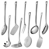 Simcs Handicrafts ladle from the 9pc stainless steel set for easy serving