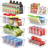 Simple Houseware large pantry bin in fridge showing clear organization and easy access