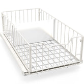 Simple Houseware pull-out basket front view for easy cabinet access and organized shelves.