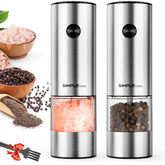SIMPLETASTE electric grinders set front view for seamless seasoning