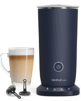Simpletaste Milk Frother 4-in-1 foaming options for café-quality drinks at home.