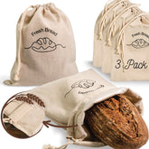 Simply H&K bread bags with inner lining preserve freshness and crust